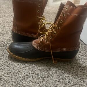 Brown and Black L.L Bean boots